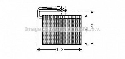 AVA QUALITY COOLING olv399 -  Испаритель, кондиционер
